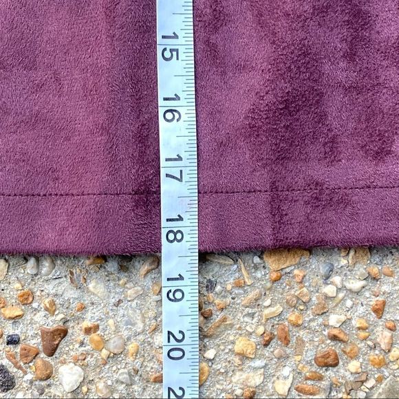 Cato Faux Leather Faux Suede Sportswear Mini Skirt Sz L - Picture 4 of 6